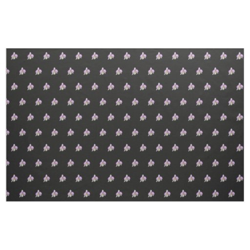 Small purple and white orchid tiled on fabric