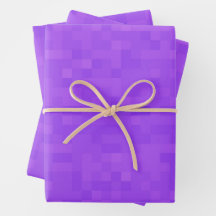 Small Purple Mosaic Square Tiles, Gift Wrap Sheets