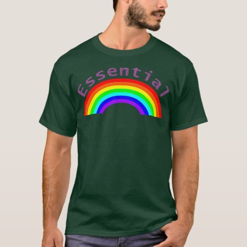 Small Rainbow Essential T_Shirt