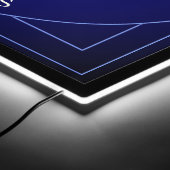 Small Rect. Fun Retro Home Cocktail Bar LED Sign (Corner)