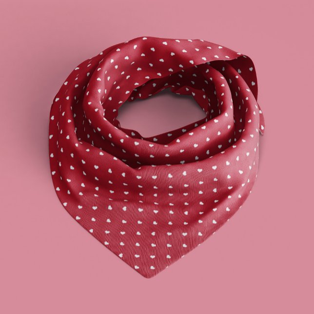 Small Red Hearts Pattern Bandana (Creator Uploaded)