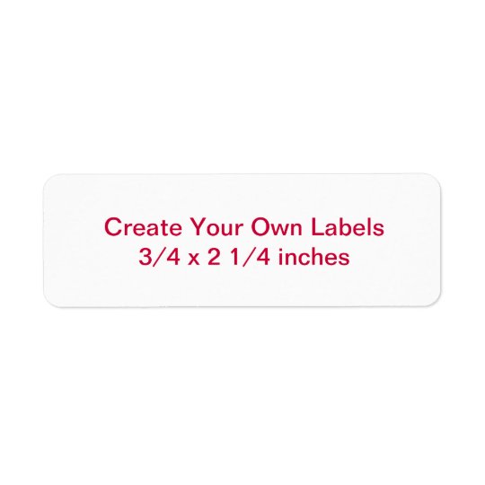 Small Return Address Size Labels
