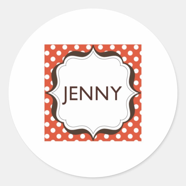 Small Round Stickers - logo centered (Front)