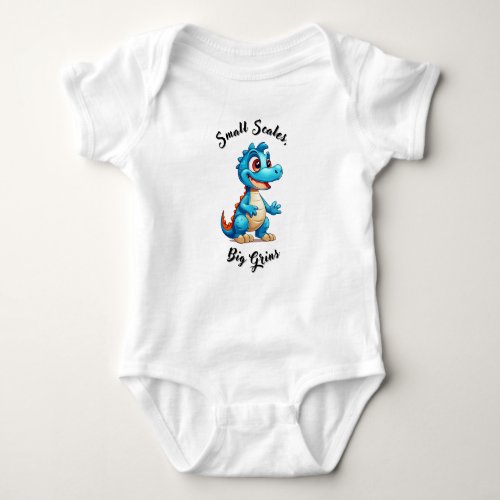 Small Scales Big Grins Baby Bodysuit