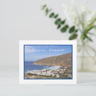 SMALL SEASIDE VILLAGE OF WHITE BLDGS/GREECE POSTCARD