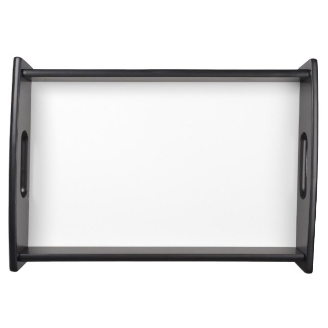 Small Serving Tray, Black Serving Tray (Front)