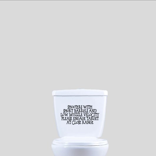 Small Shooters With Short Barrels Wall Decal (Small)