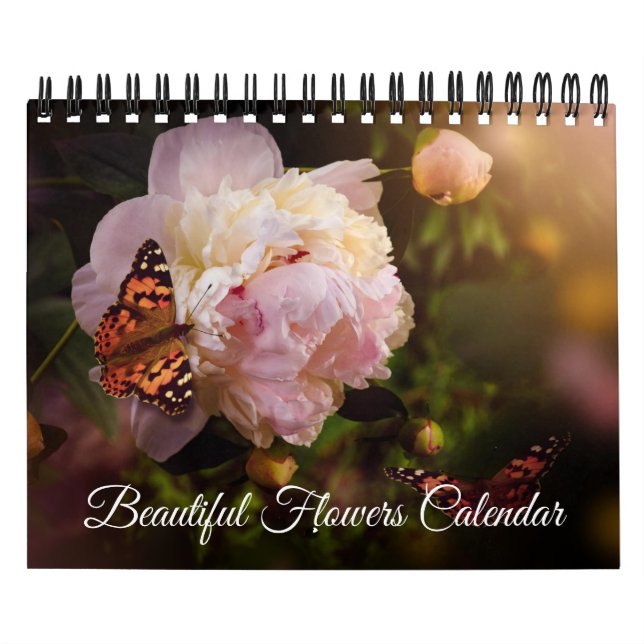 Small Size Beautiful Flowers Calendar (Cover)