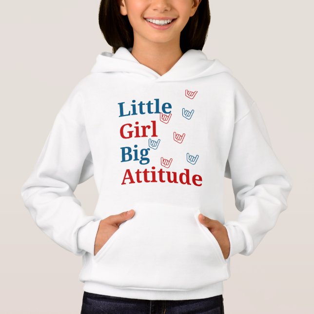 Small Size, Big Attitude: Introducing Our Adorable Hoodie (Front)
