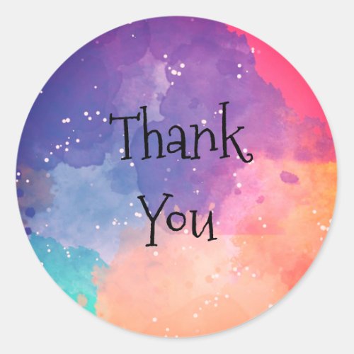 small size thank you stickers