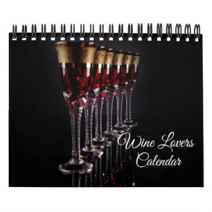 Small Size Wine Lovers Calendar