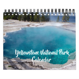 Small Size Yellowstone Park Calendar