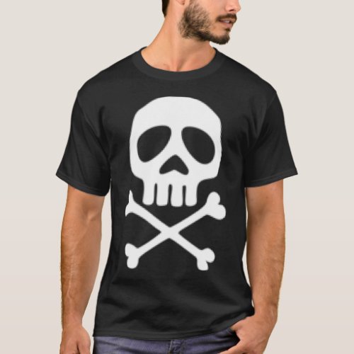 Small Skull Pirate Captain Party Halloween Day of  T_Shirt