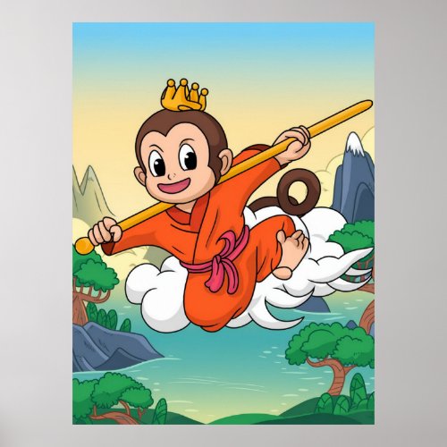 Small Skyward Wukong Poster