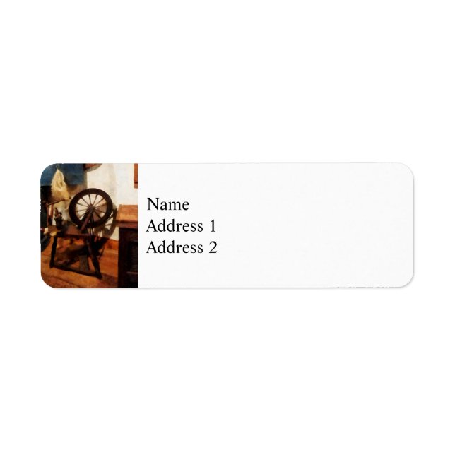 Small Spinning Wheel Label (Front)