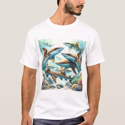 Small_spotted catshark AREF2025 _ Watercolor T_Shirt