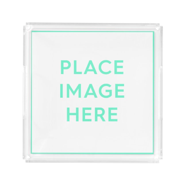 Small Square Acrylic Tray (Front)