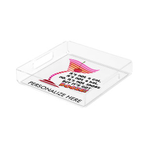 SMALL SQUARE TRAY - BUT IT'S GOT BOOZE!