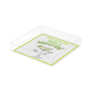 SMALL SQUARE TRAY - KEEP CALM and DRINK A DAIQUIRI