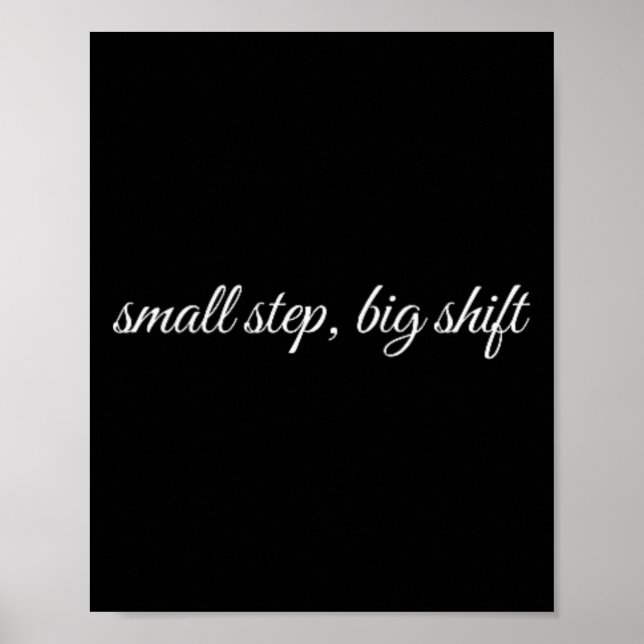 Small Step, Big Shift, Mental Health Therapy  Poster (Front)
