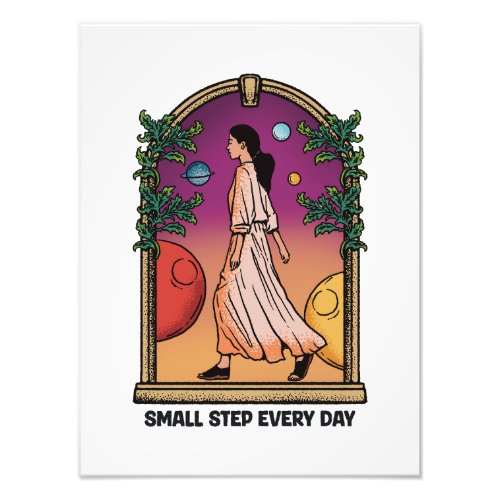 Small Step Everyday Hustle Poster Productive