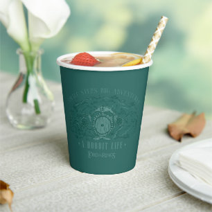 Small Steps, Big Adventures - A Hobbit Life Paper Cups