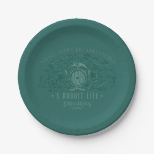 Small Steps, Big Adventures - A Hobbit Life Paper Plates
