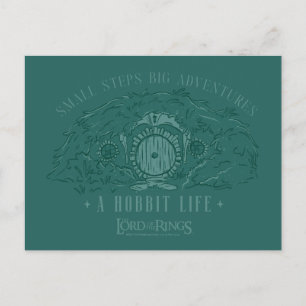 Small Steps, Big Adventures - A Hobbit Life Postcard