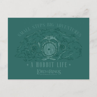 Small Steps, Big Adventures - A Hobbit Life Postcard