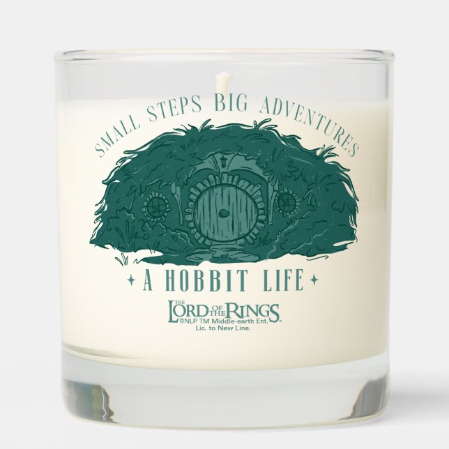 Small Steps, Big Adventures - A Hobbit Life Scented Candle (Front)