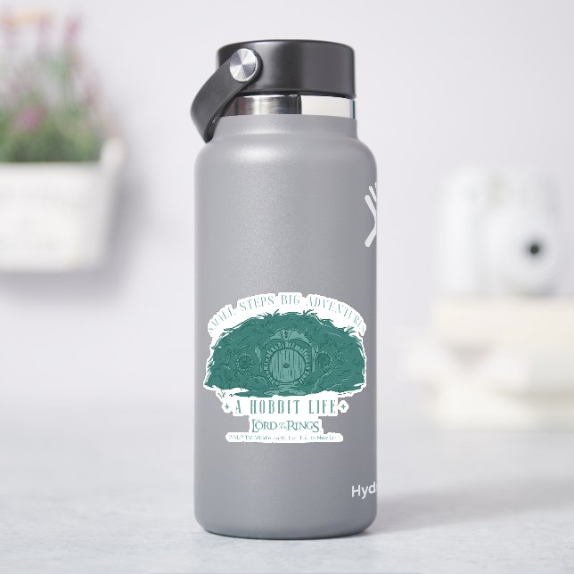Small Steps, Big Adventures - A Hobbit Life Sticker (HydroFlask)