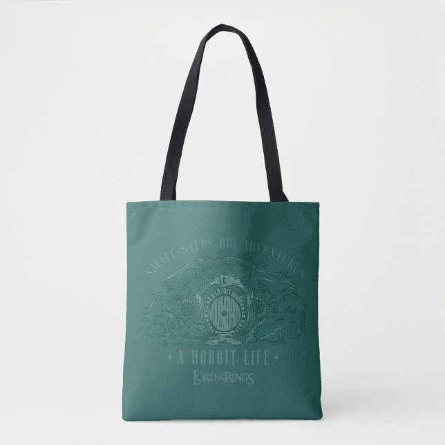 Small Steps, Big Adventures - A Hobbit Life Tote Bag (Front)