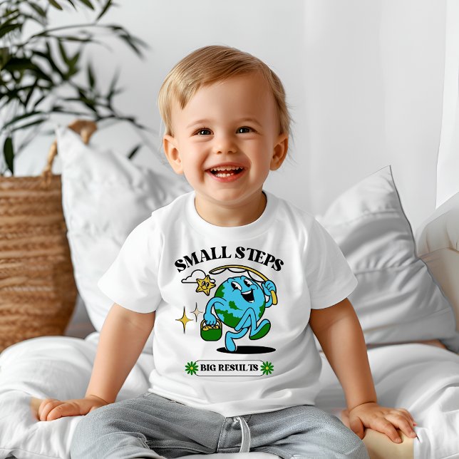 Small steps big result baby T-Shirt (Creator Uploaded)