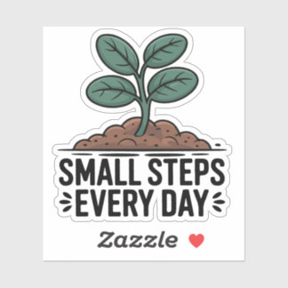 Small Steps Every Day Sticker