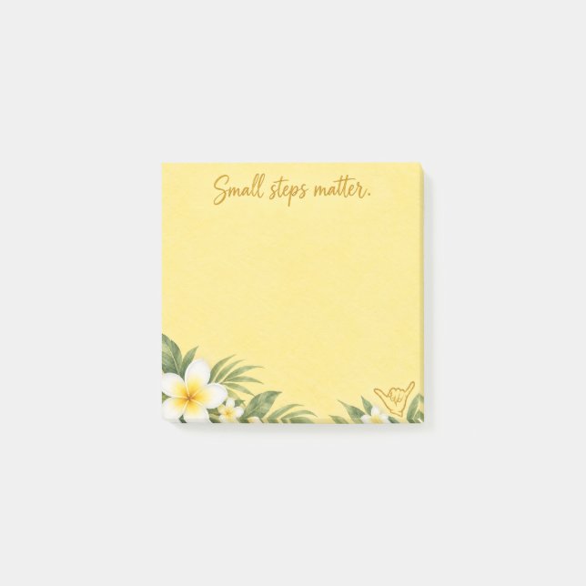 Small Steps Matter Post It notes (Front)