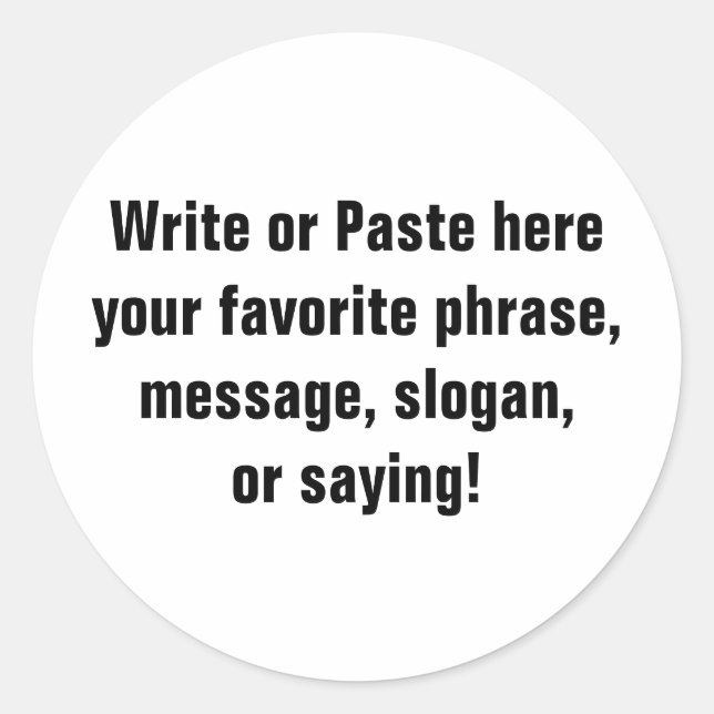 Small Sticker (1½ Inch) (Front)