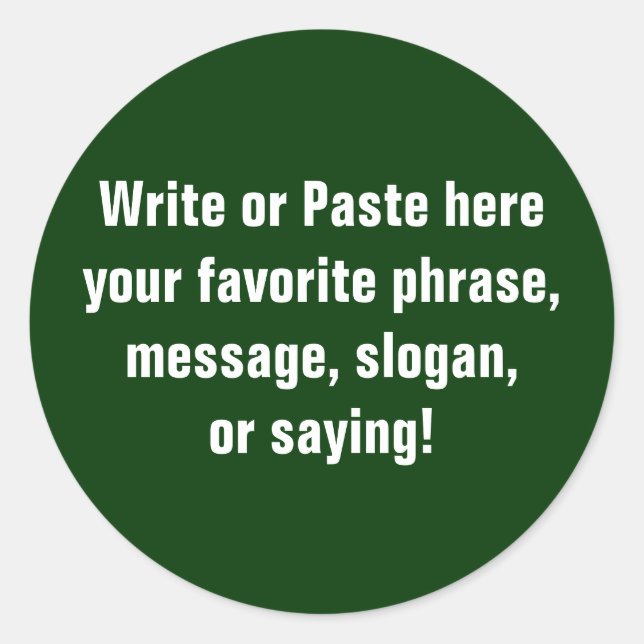 Small Sticker (1½ Inch) (Front)