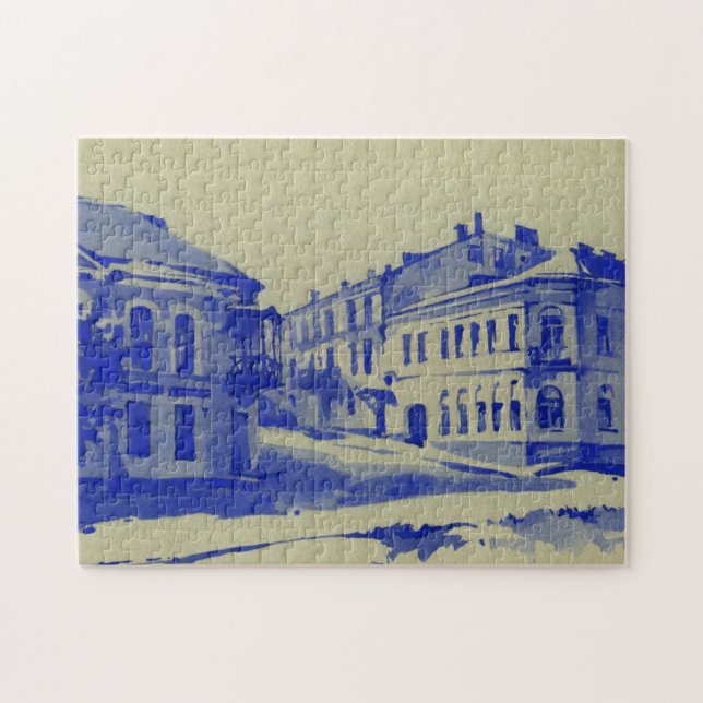 Small streets in the old town jigsaw puzzle (Horizontal)