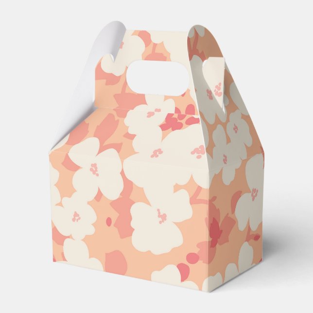 Small summer flowers favor boxes (Front Side)