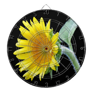 Small Sunflower Dartboard With Darts
