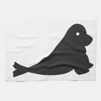 Small sweet seal towel