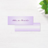 Small table cards for the wedding table (Desk)