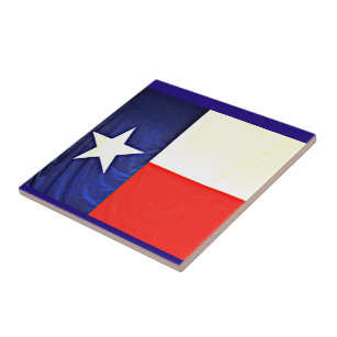 Small Texas Flag Ceramic Tile
