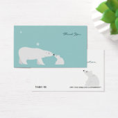 Small Thank You Card: Polar Bear (Desk)