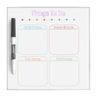 Small Things To Do Dry Erase Board