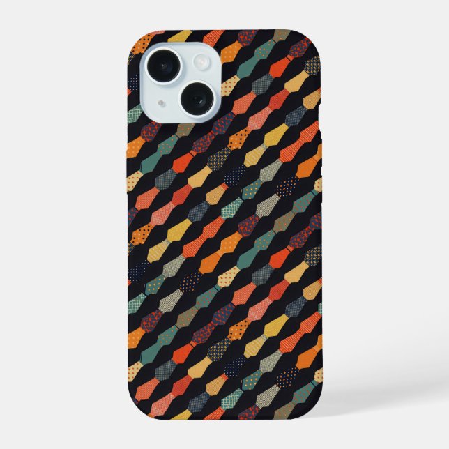 Small Ties Pattern Iphone Case (Back)