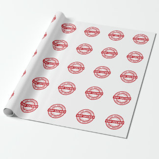 Small Top Secret Seal Wrapping Paper