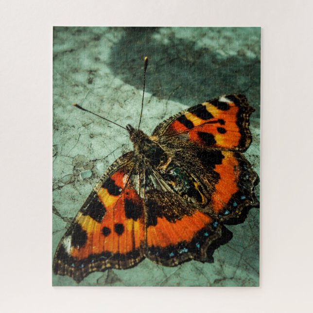 Small Tortoiseshell Butterfly  Jigsaw Puzzle (Vertical)