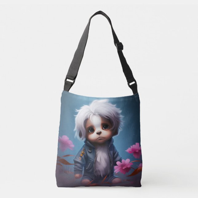 Small Tote Bag with white trim (Front)