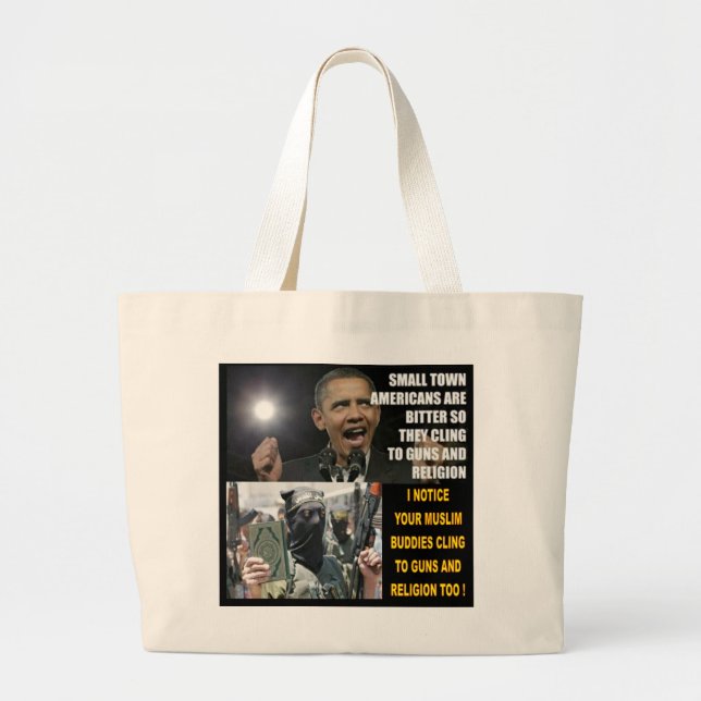 SMALL TOWN AMERICA LARGE TOTE BAG (Front)